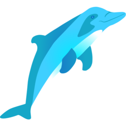 Download free blue animal dolphin icon